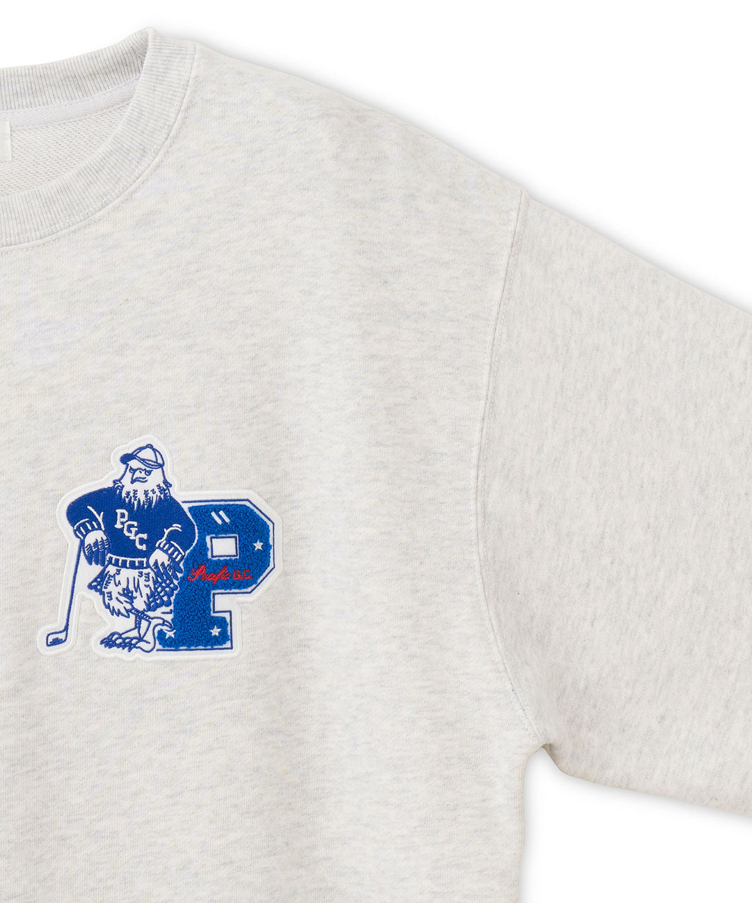 BLACK KITE MASCOT CREW NECK SWEAT