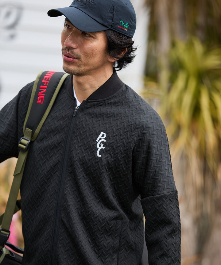 EMBOSS JQ ZIP BLOUSON