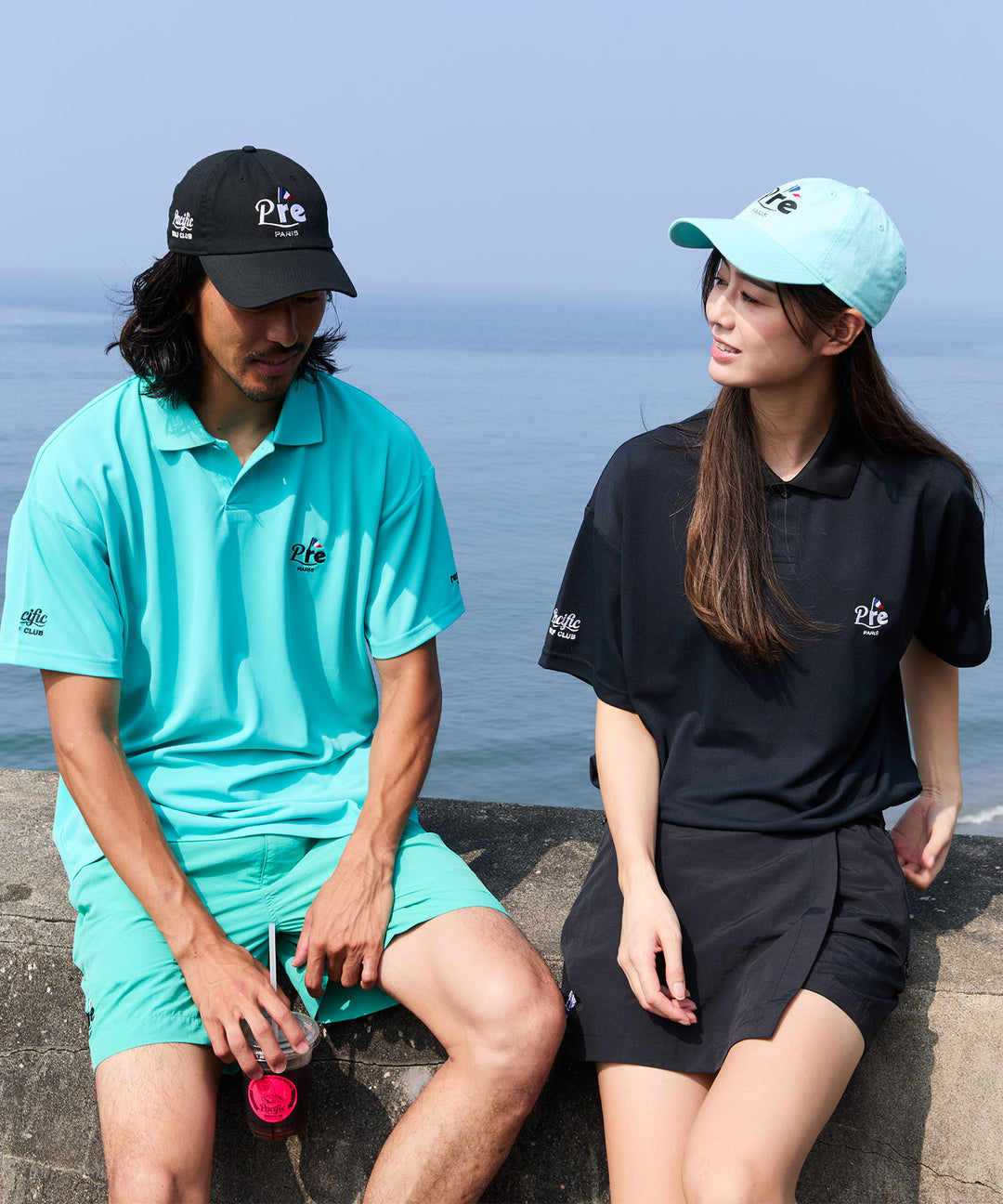 renoma golf × PGC CAP BLACK