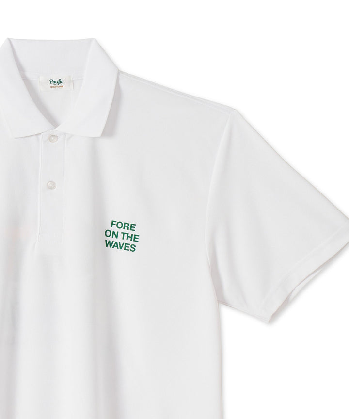 FORE ON THE WAVES POLO 3 WHITE