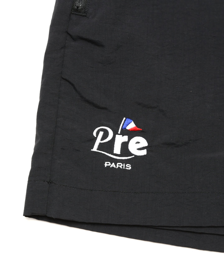 renoma golf × PGC NYLON WRAP SHORTS BLACK