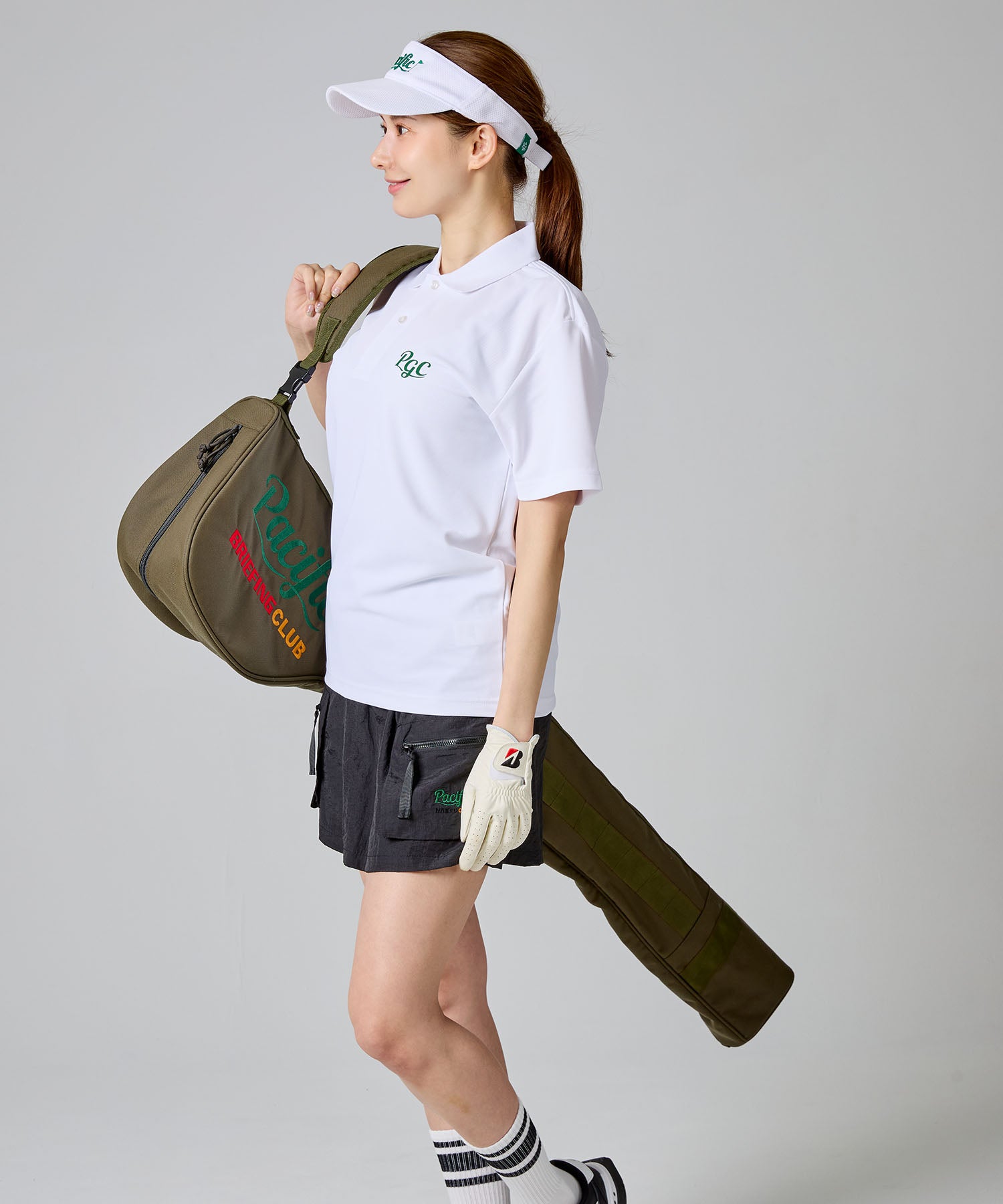【WOMEN】PGC CIRCLE LOGO POLO SHIRT