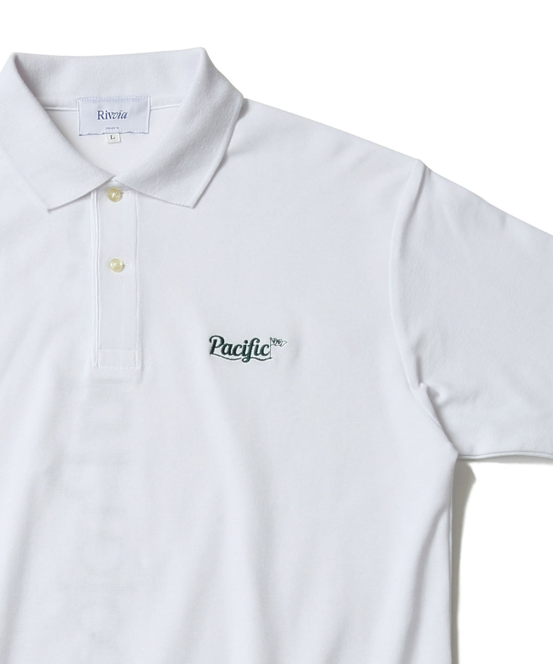 Rivvia Projects × PGC FLAG POLO WHITE