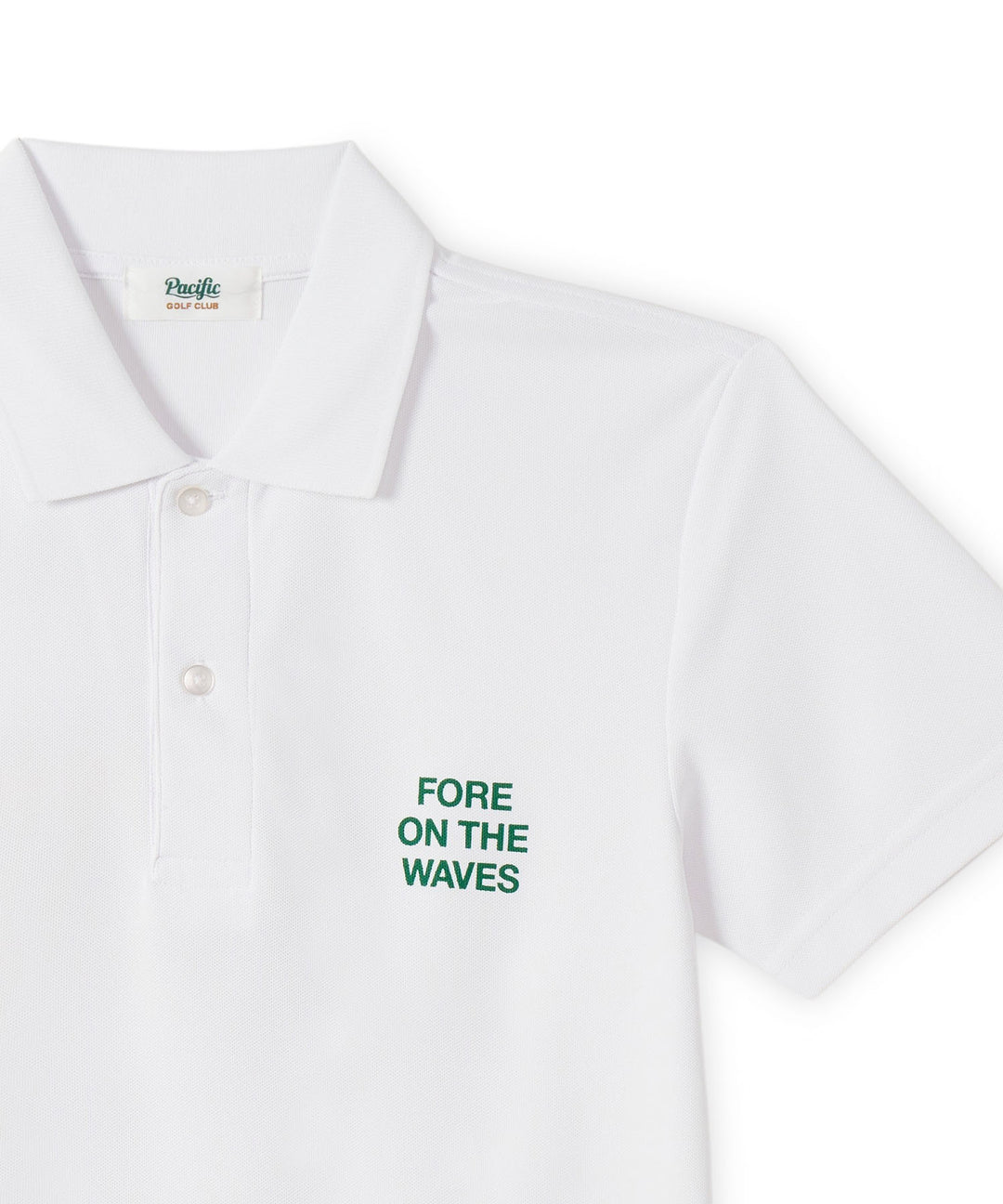 GOLF & PANCAKE POLO SHIRT WHITE
