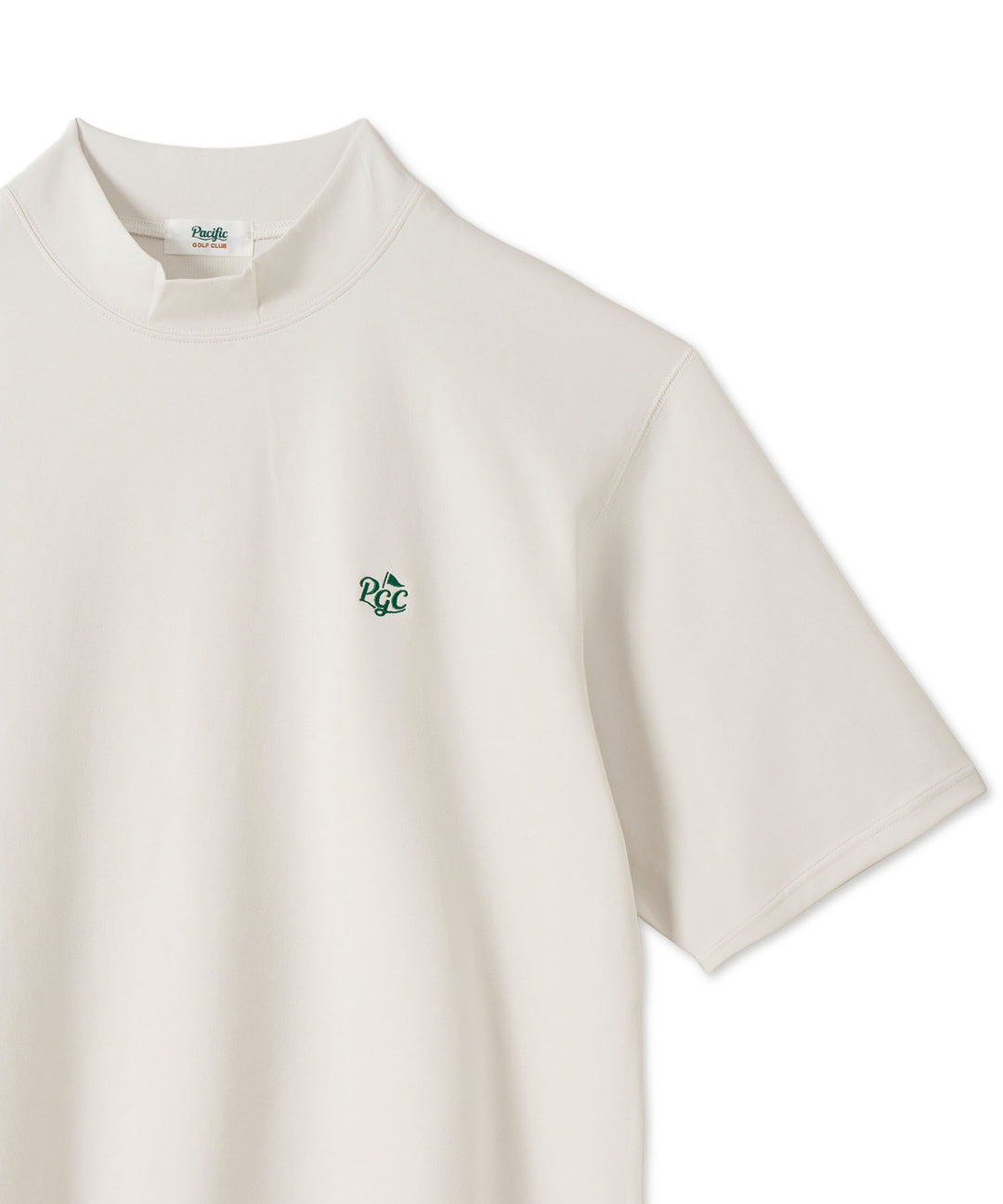 MOCK-NECK BIG TEE HALF SLEEVE GOLF & PANCAKE OFF WHITE