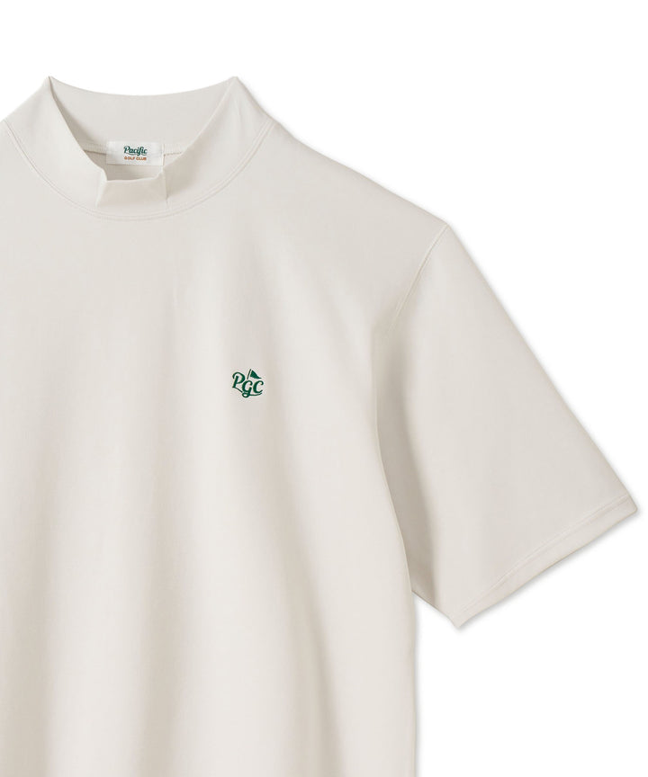 MOCK-NECK BIG TEE HALF SLEEVE GOLF & PANCAKE OFF WHITE