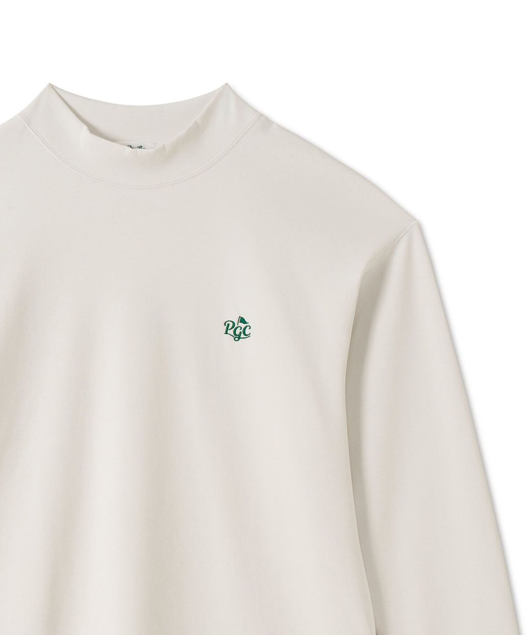 MOCK-NECK BIG TEE LONG SLEEVE GOLF & PANCAKE OFF WHITE