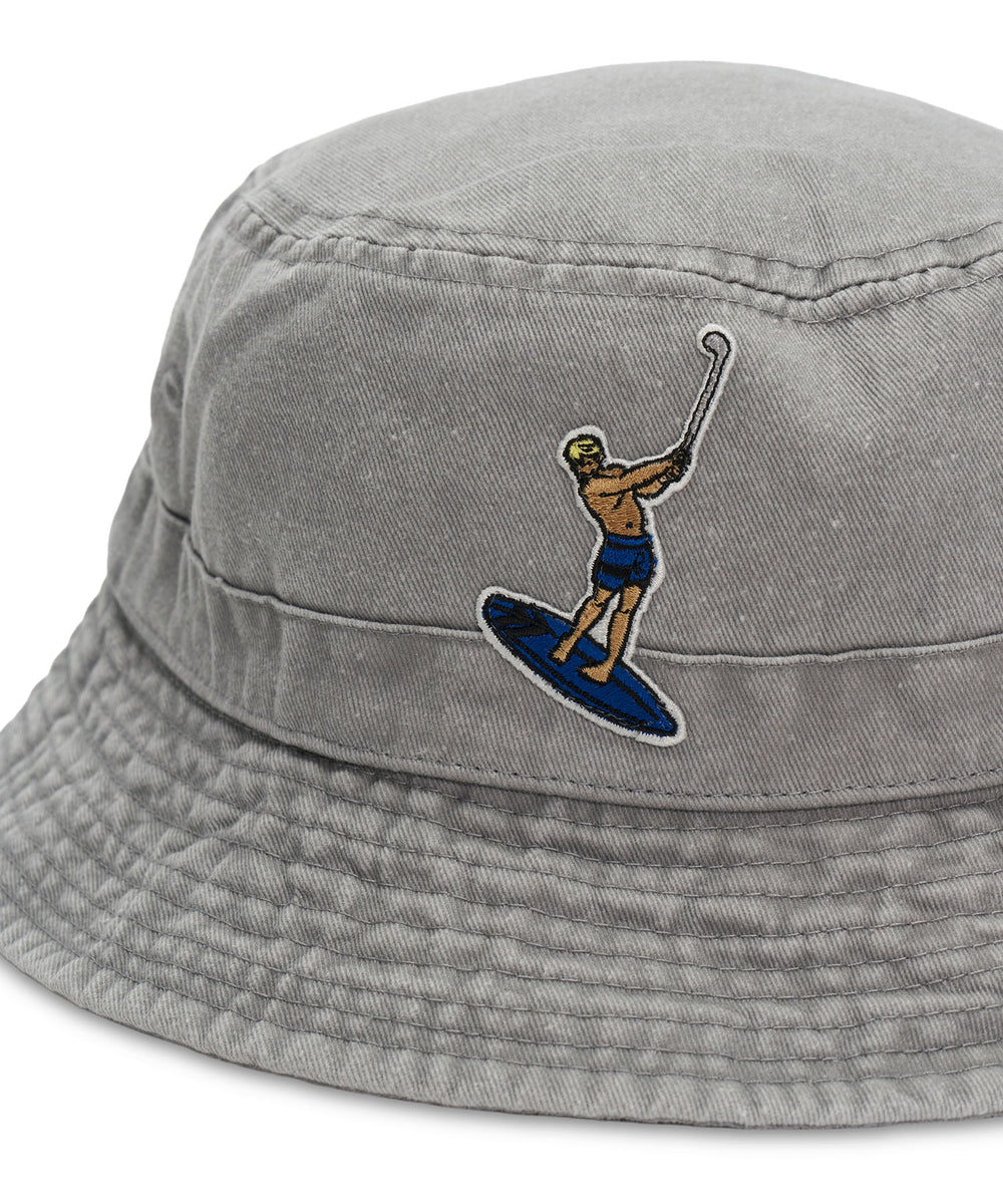 PGC CHARACTER WAPPEN BUCKET HAT GRAY