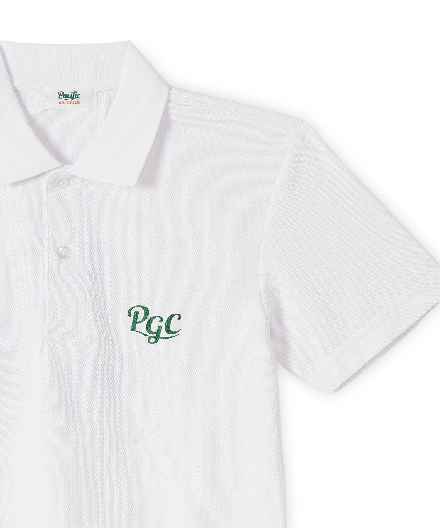 PGC CIRCLE LOGO POLO SHIRT WHITE