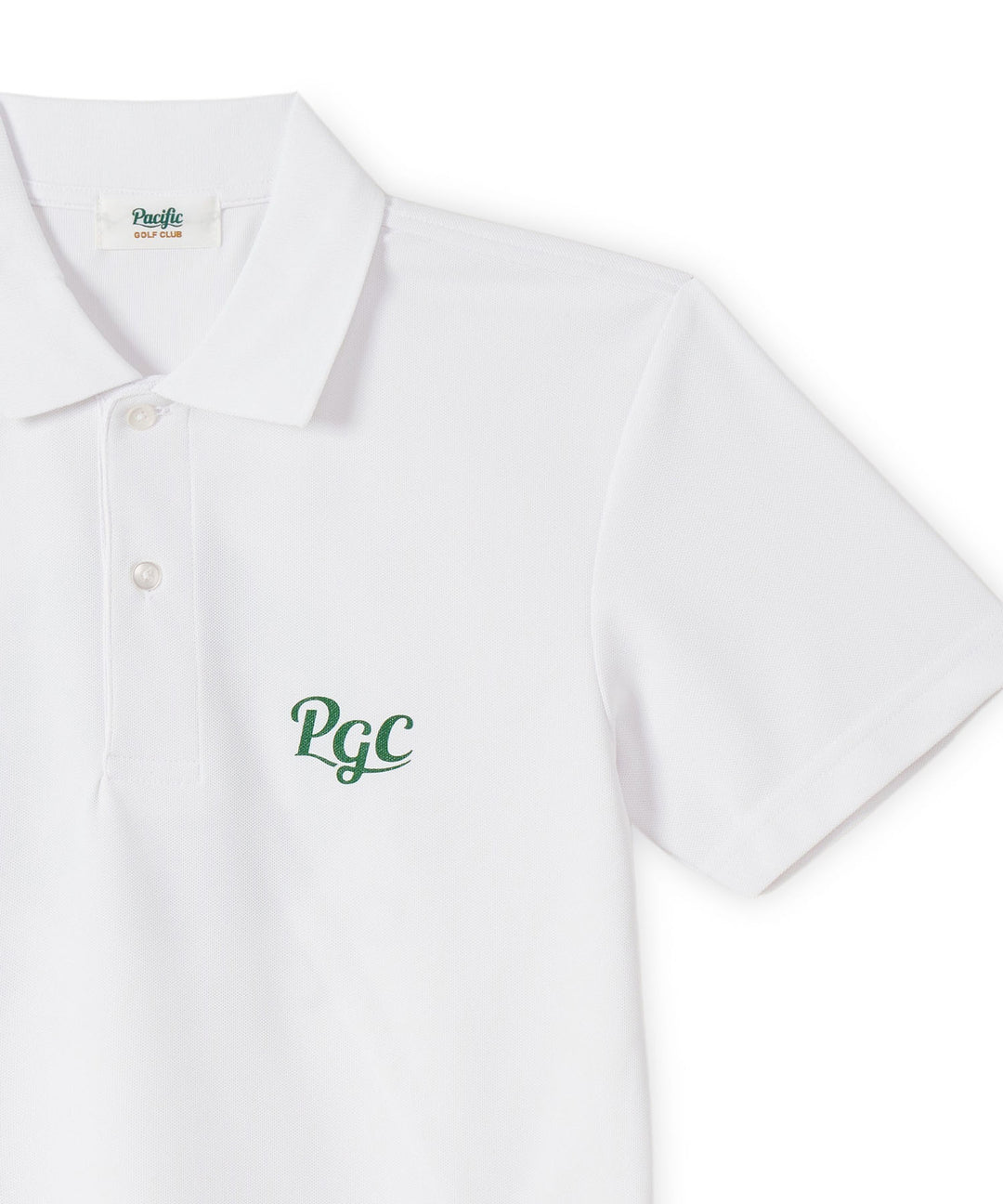 PGC CIRCLE LOGO POLO SHIRT WHITE