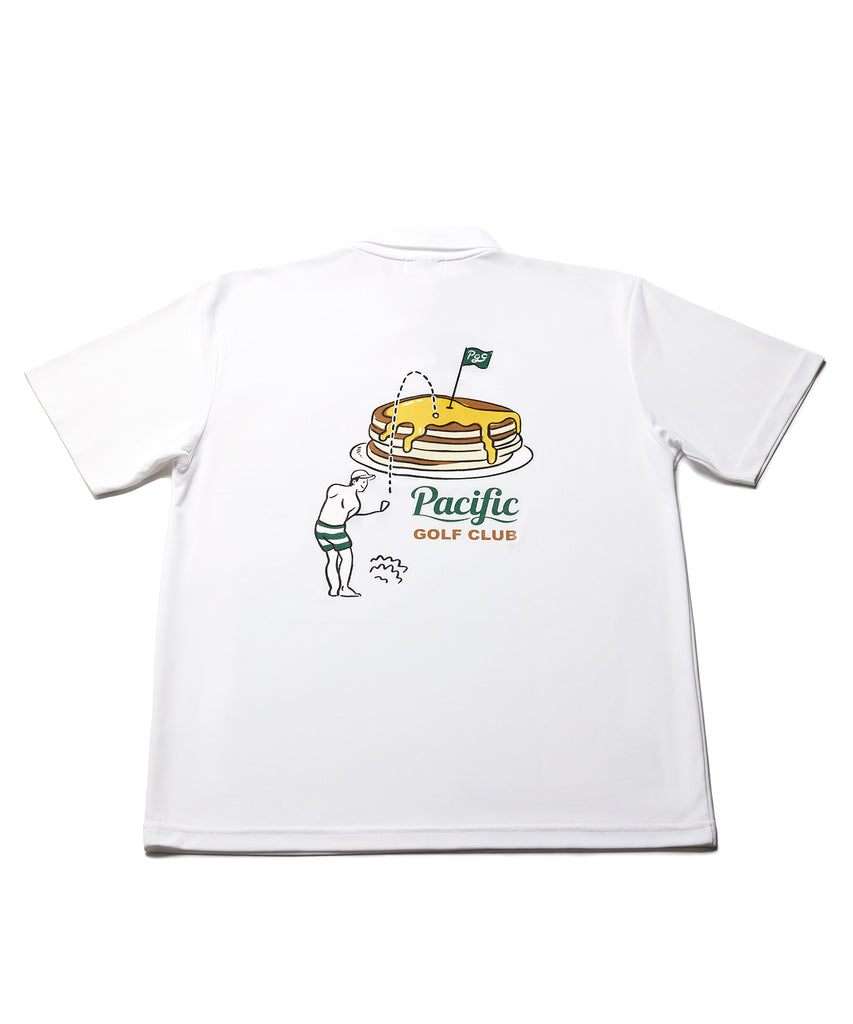 Pacific Golf Club ブラック ポロシャツ M Pacific GOLF CLUB パシフィックゴルフクラブ ポロシャツ S 黒