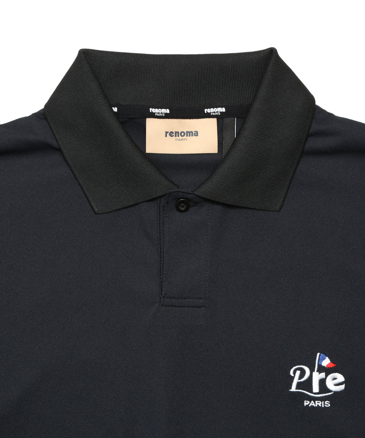 renoma golf × PGC SS POLO SHIRTS BLACK