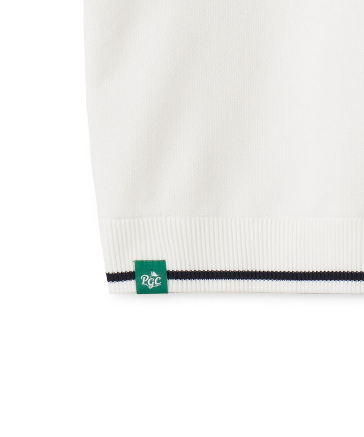 KNIT SKIPPER POLO S/S WHITE