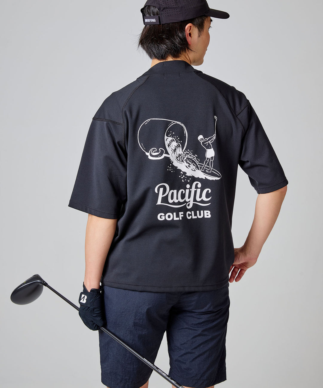 MOCK-NECK BIG TEE HALF SLEEVE 2