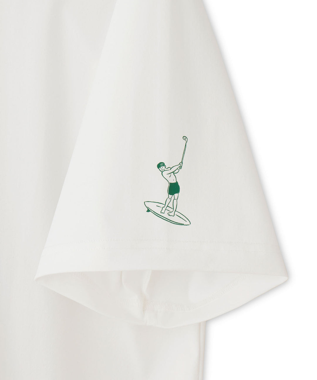 CENTER CHEST LOGO MOCK NECK CIRCLE LOGO