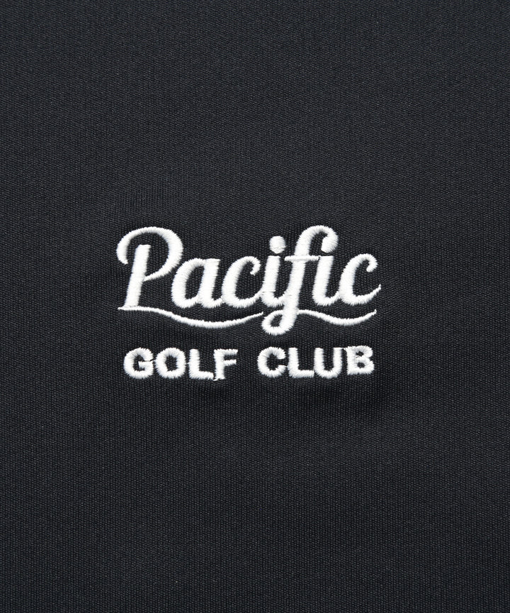 renoma golf × PGC SS MOCK NECK BLACK