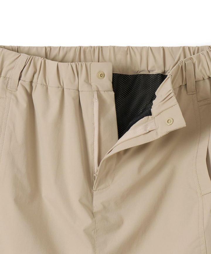 DRAWSTRING BALLOON SKIRT BEIGE
