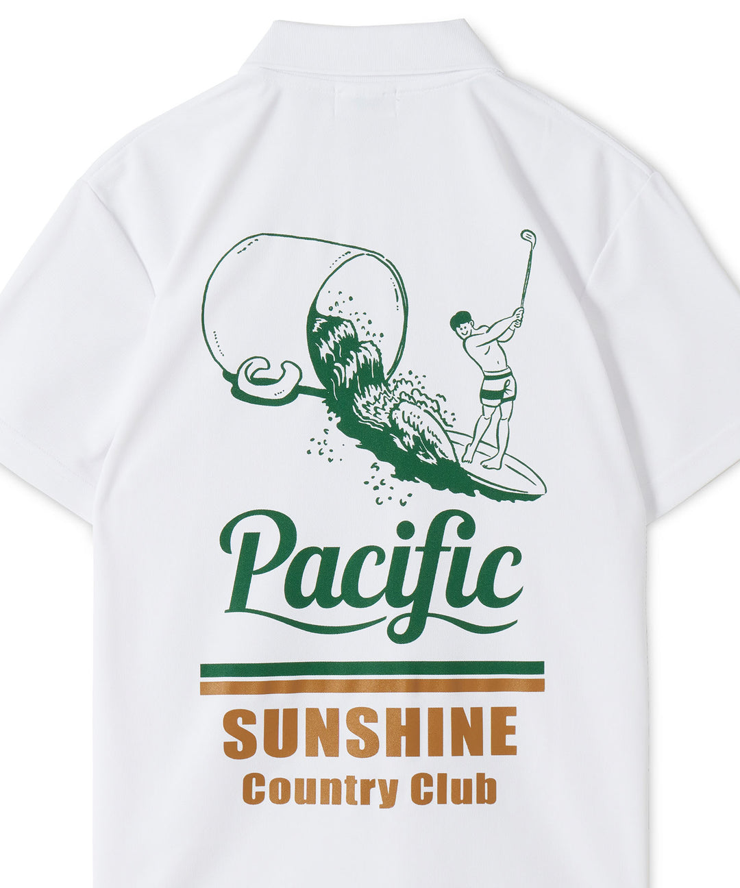 Pacific SUNSHINE COUNTRY CLUB POLO SHIRT WHITE