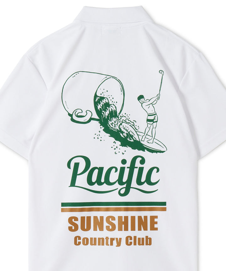 Pacific SUNSHINE COUNTRY CLUB POLO SHIRT WHITE