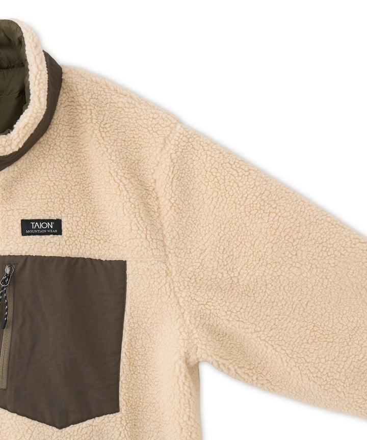 TAION × PGC MOUNTAIN REVERSIBLE "DOWN×BOA" HIGH-NECK JACKET