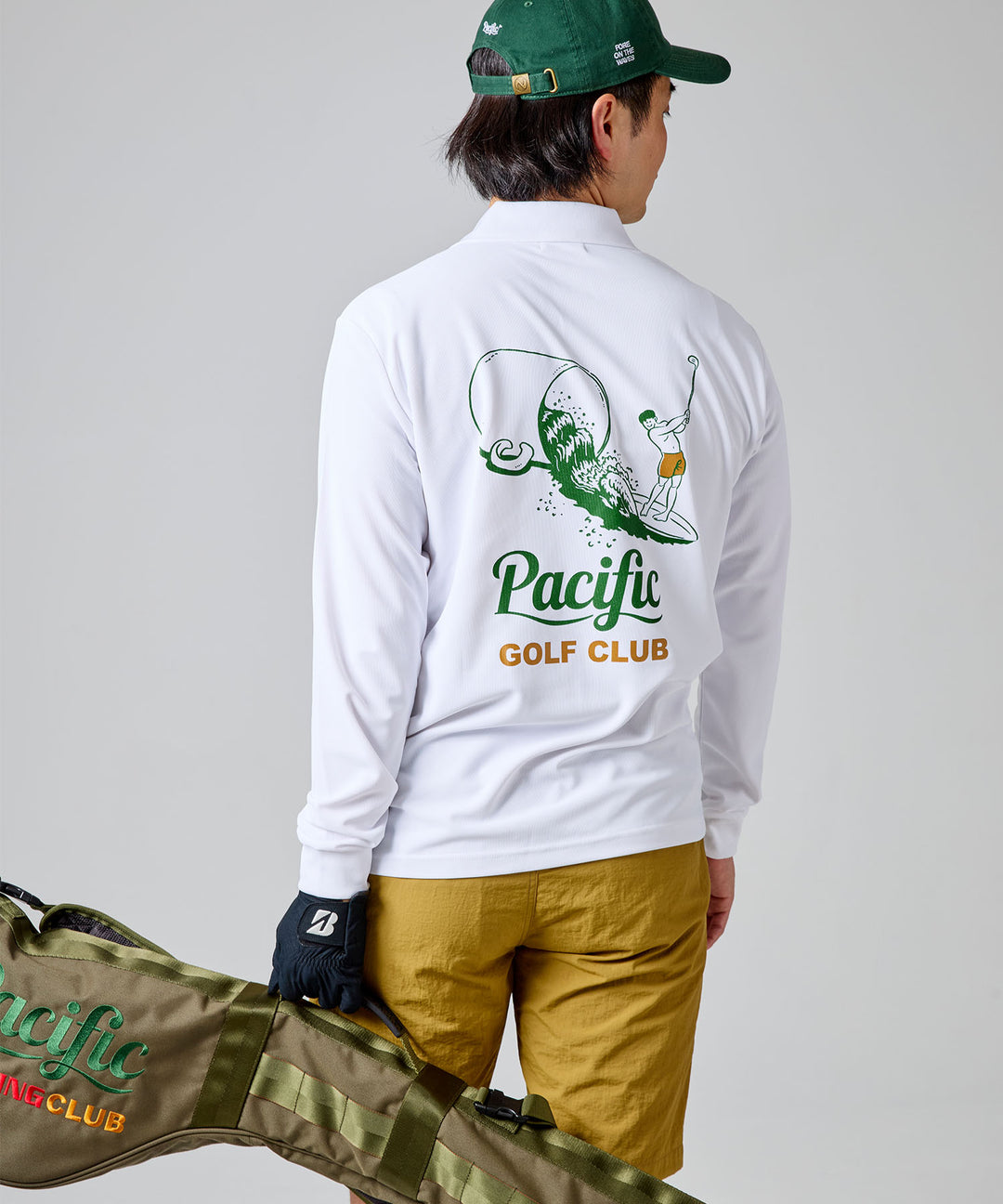 CUP & SURFER LONG SLEEVE POLO