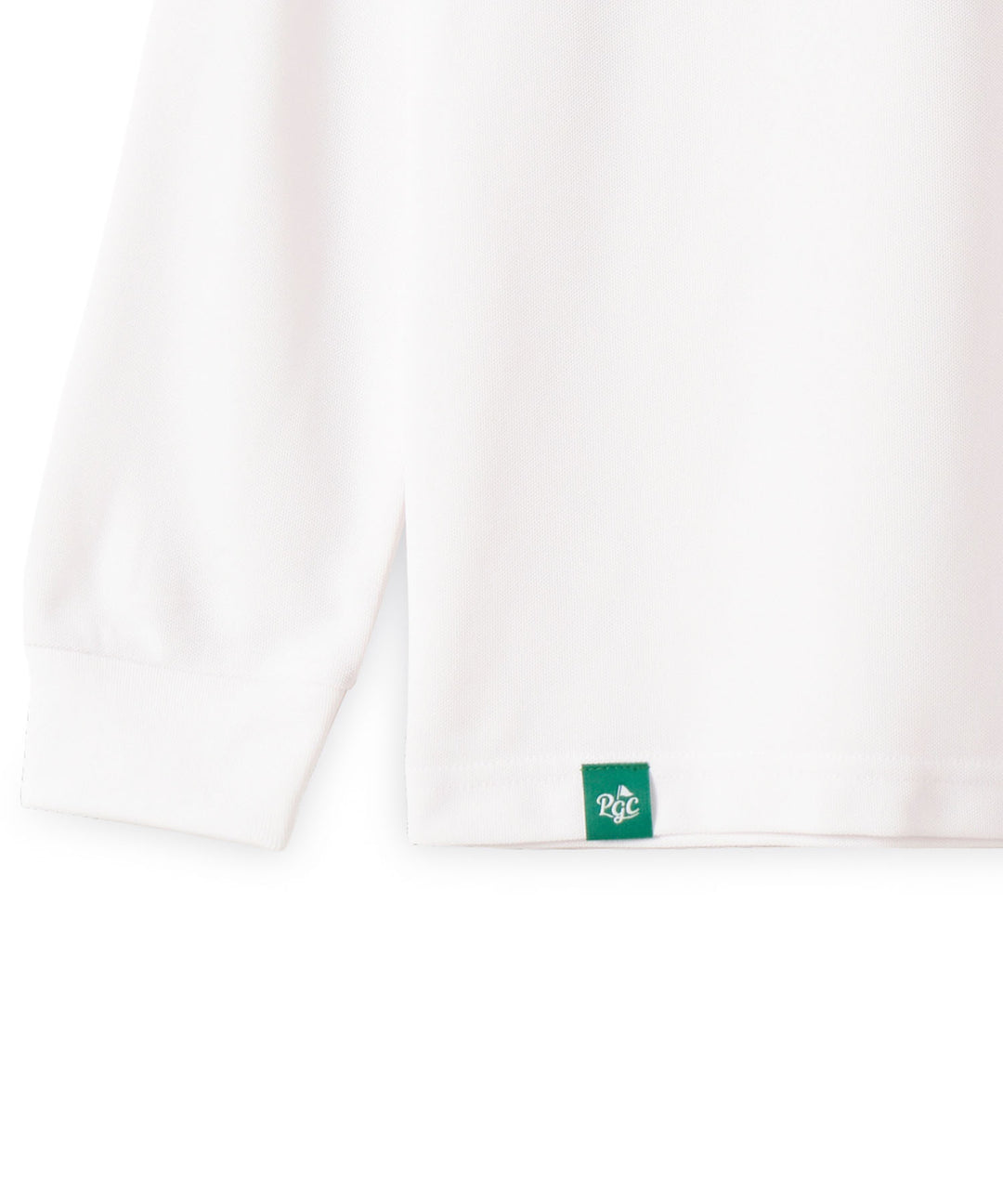 CUP & SURFER LONG SLEEVE POLO WHITE