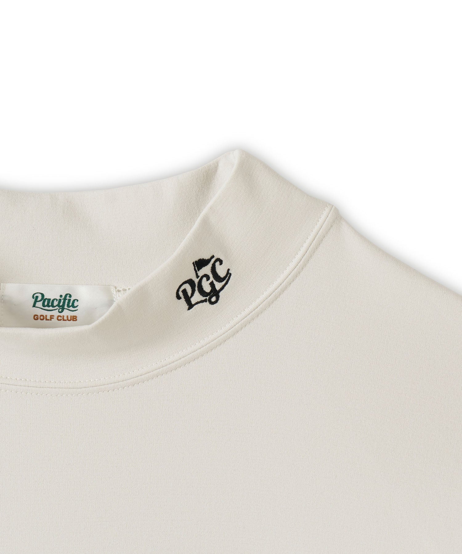 MOCK-NECK BIG TEE HALF SLEEVE Pacific LOGO – Pacific GOLF CLUB