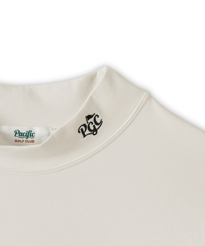 MOCK-NECK BIG TEE HALF SLEEVE Pacific LOGO