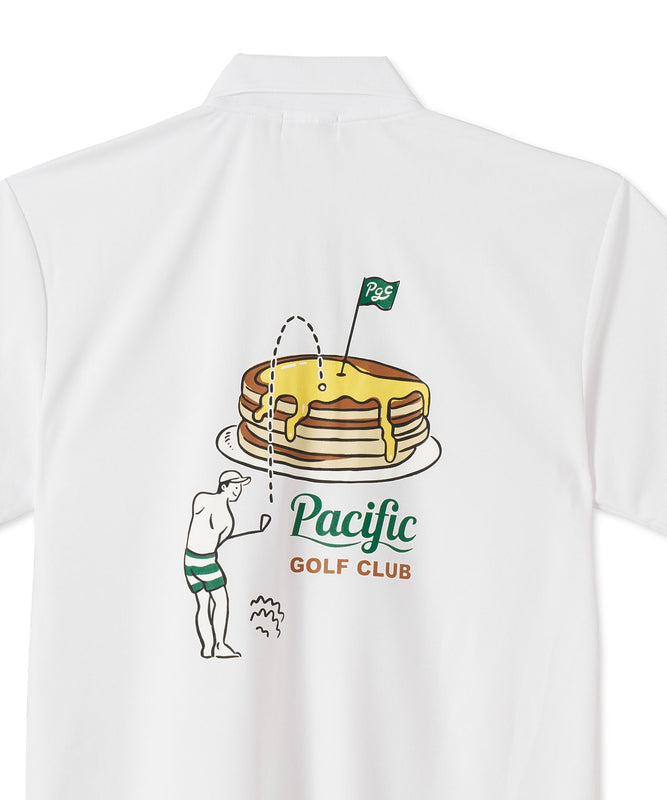 GOLF & PANCAKE POLO SHIRT WHITE