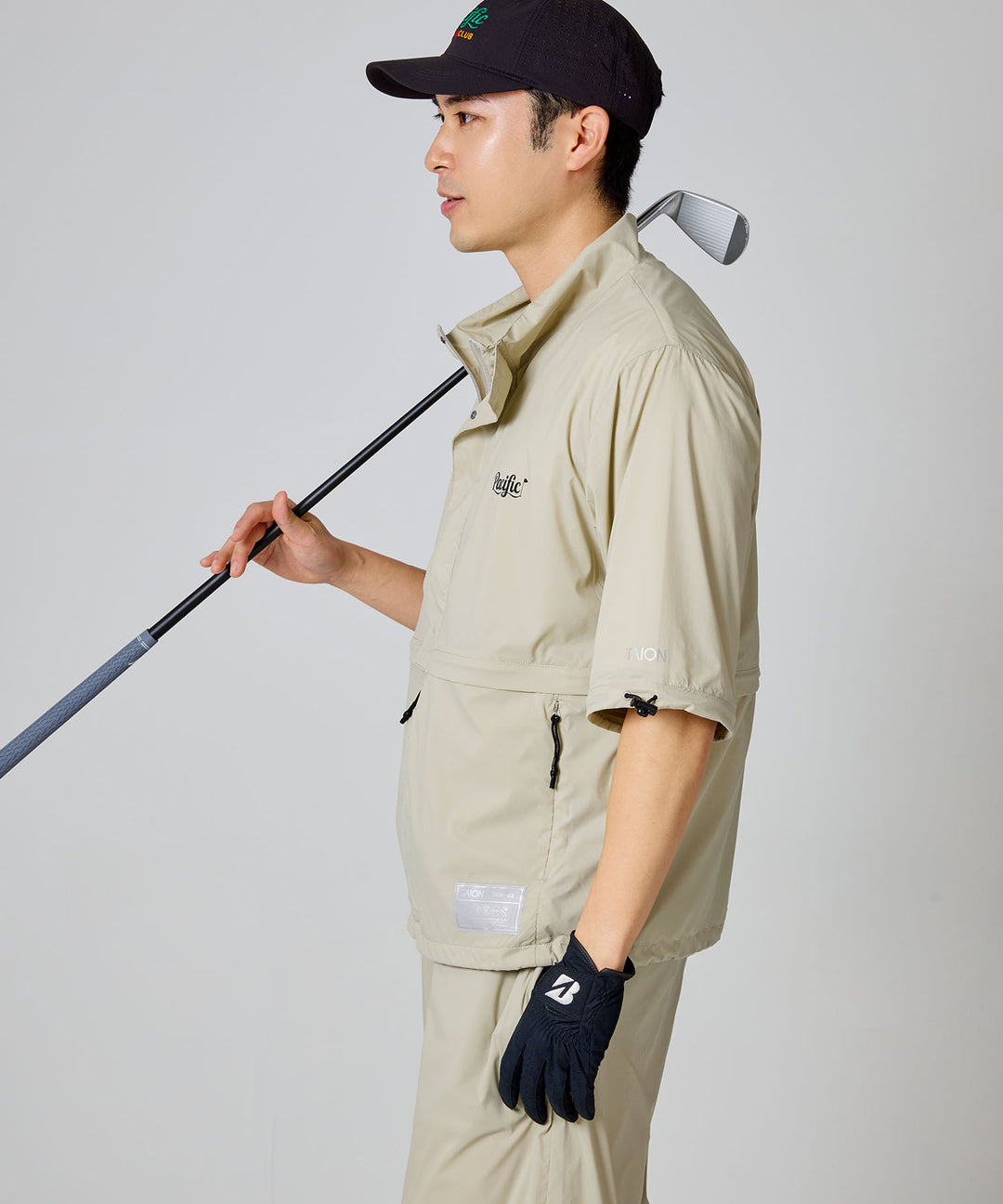 TAION × PGC BASIC SPORTS HI-NECK W-ZIP DETACHABLE LIGHT JACKET