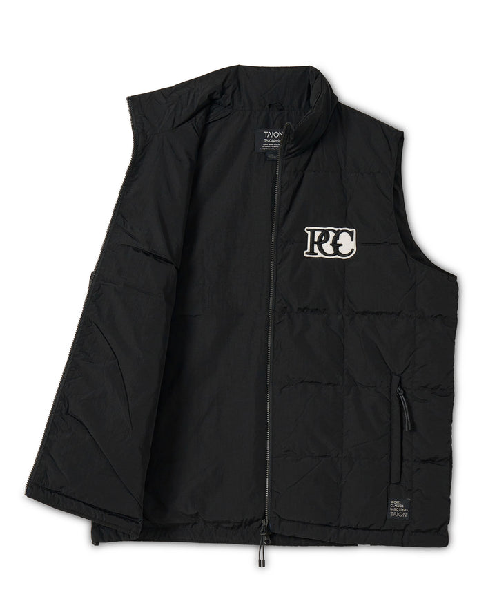 TAION × PGC SC TRACK DOWN VEST BLACK