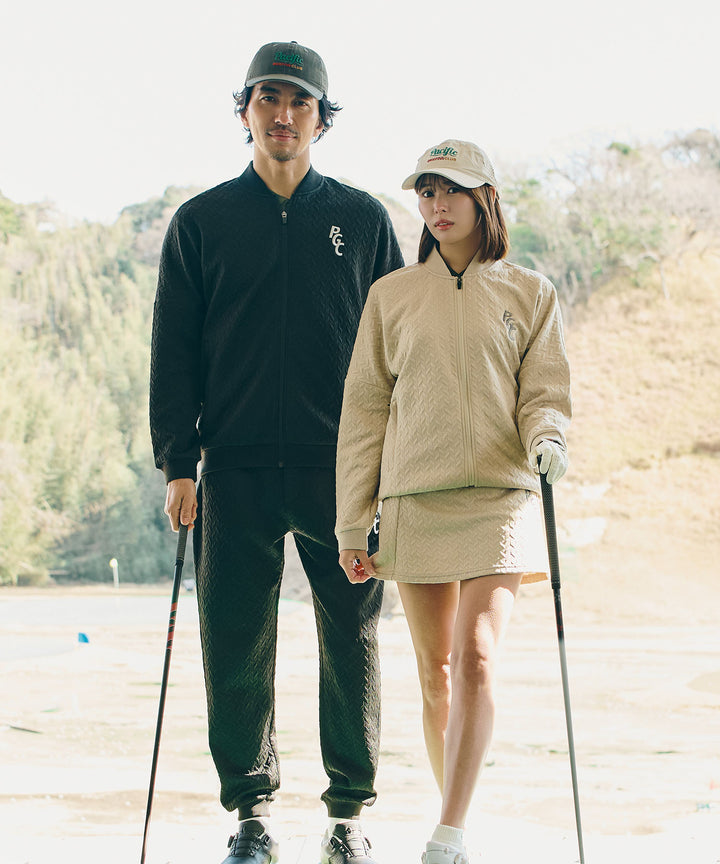 EMBOSS JQ ZIP BLOUSON