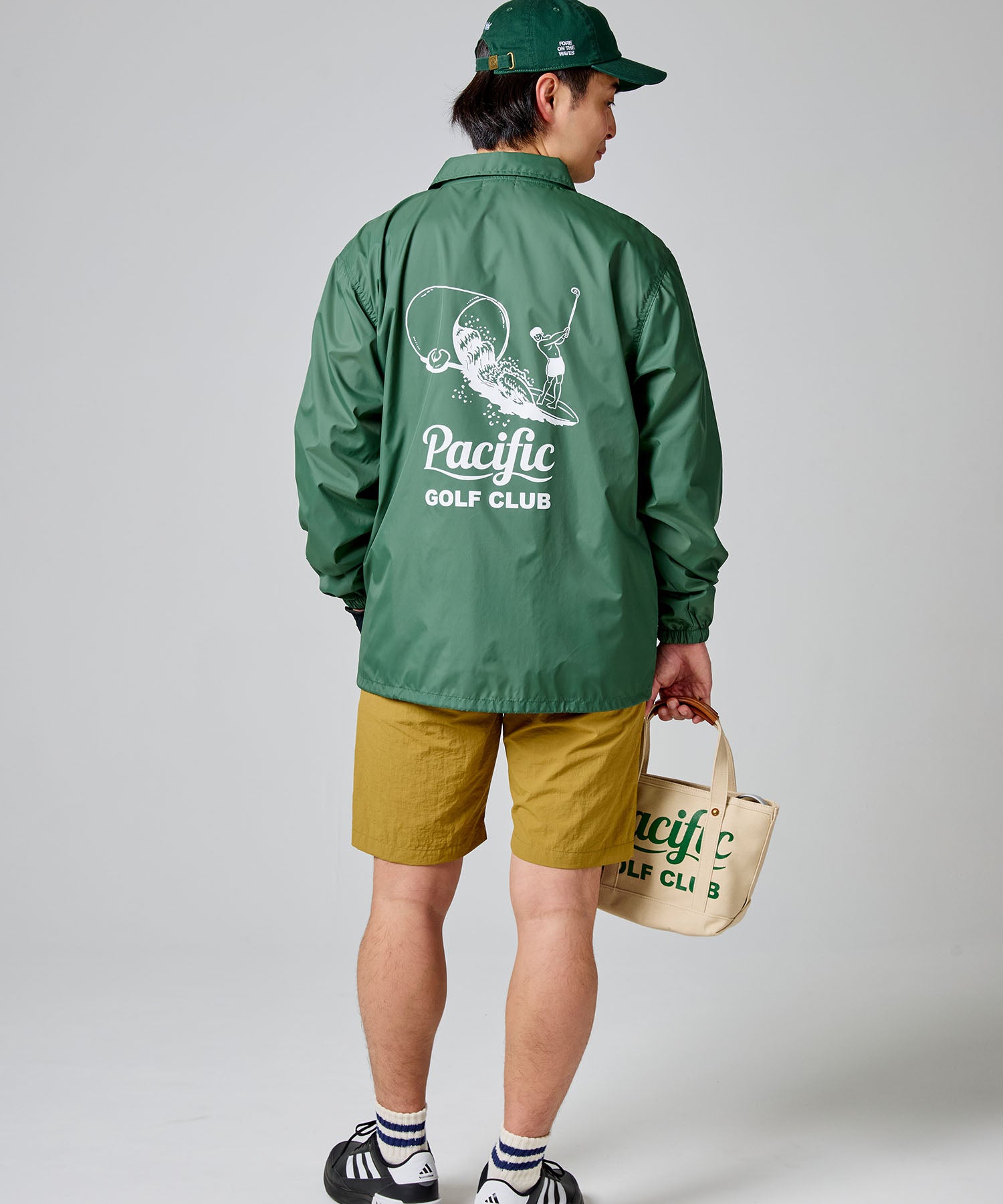 FORE ON THE WAVES COACH JACKET – Pacific GOLF CLUB