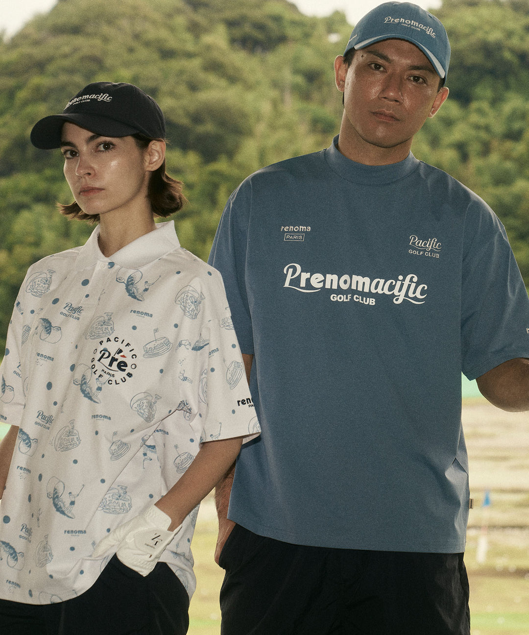 renoma golf × PGC MOCK NECK T SS