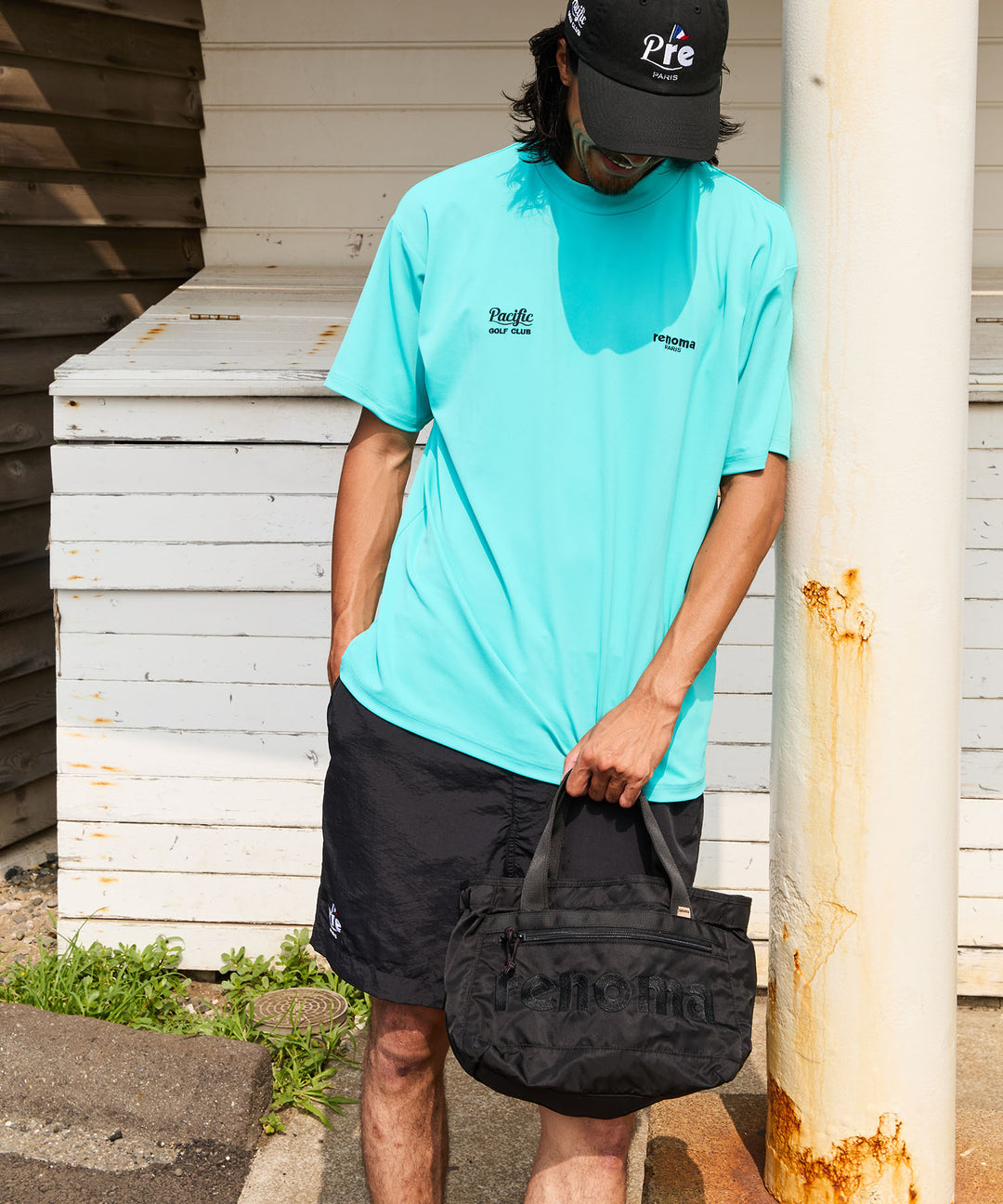 renoma golf × PGC SS MOCK NECK