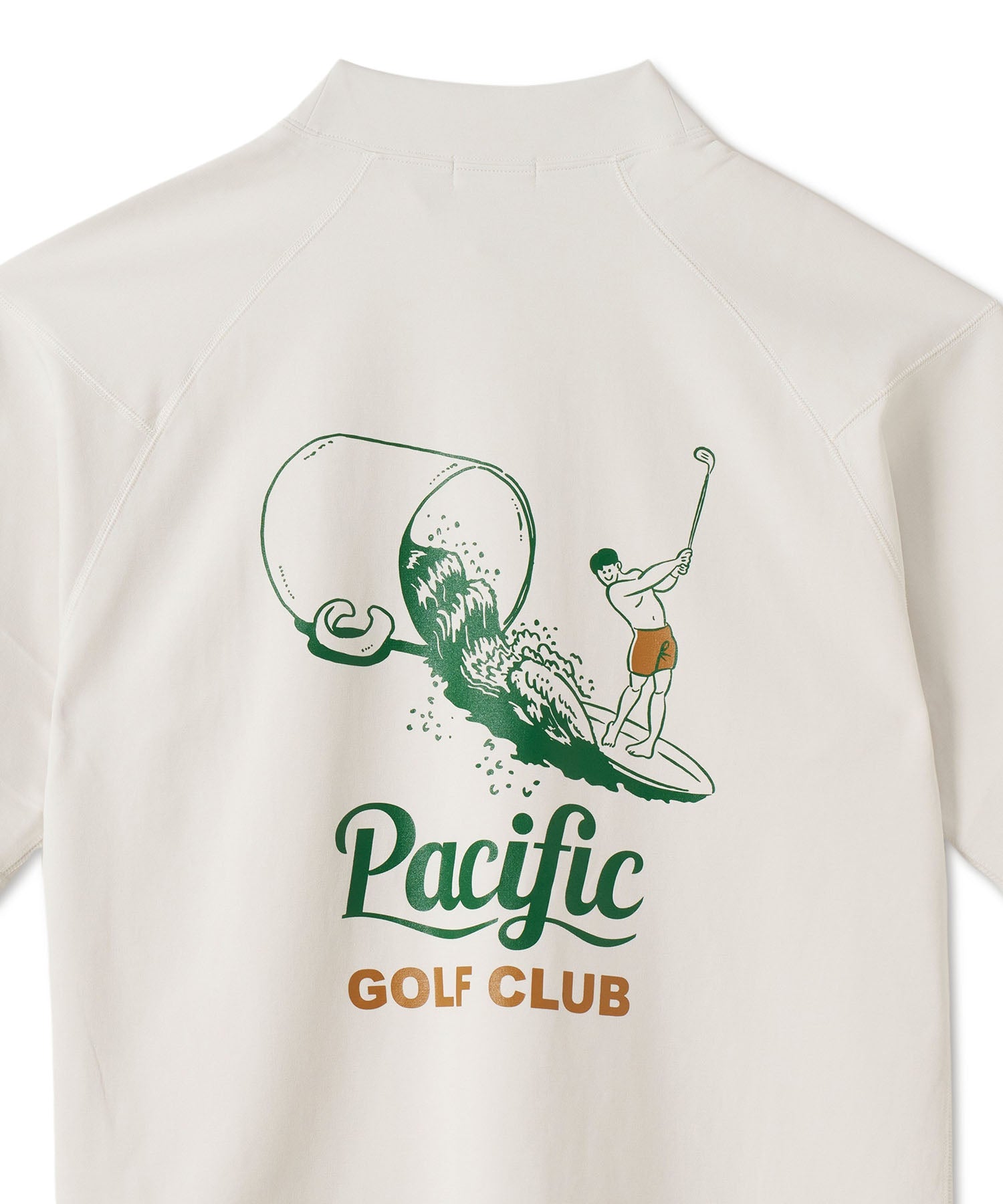 MOCK-NECK BIG TEE HALF SLEEVE 2 – Pacific GOLF CLUB