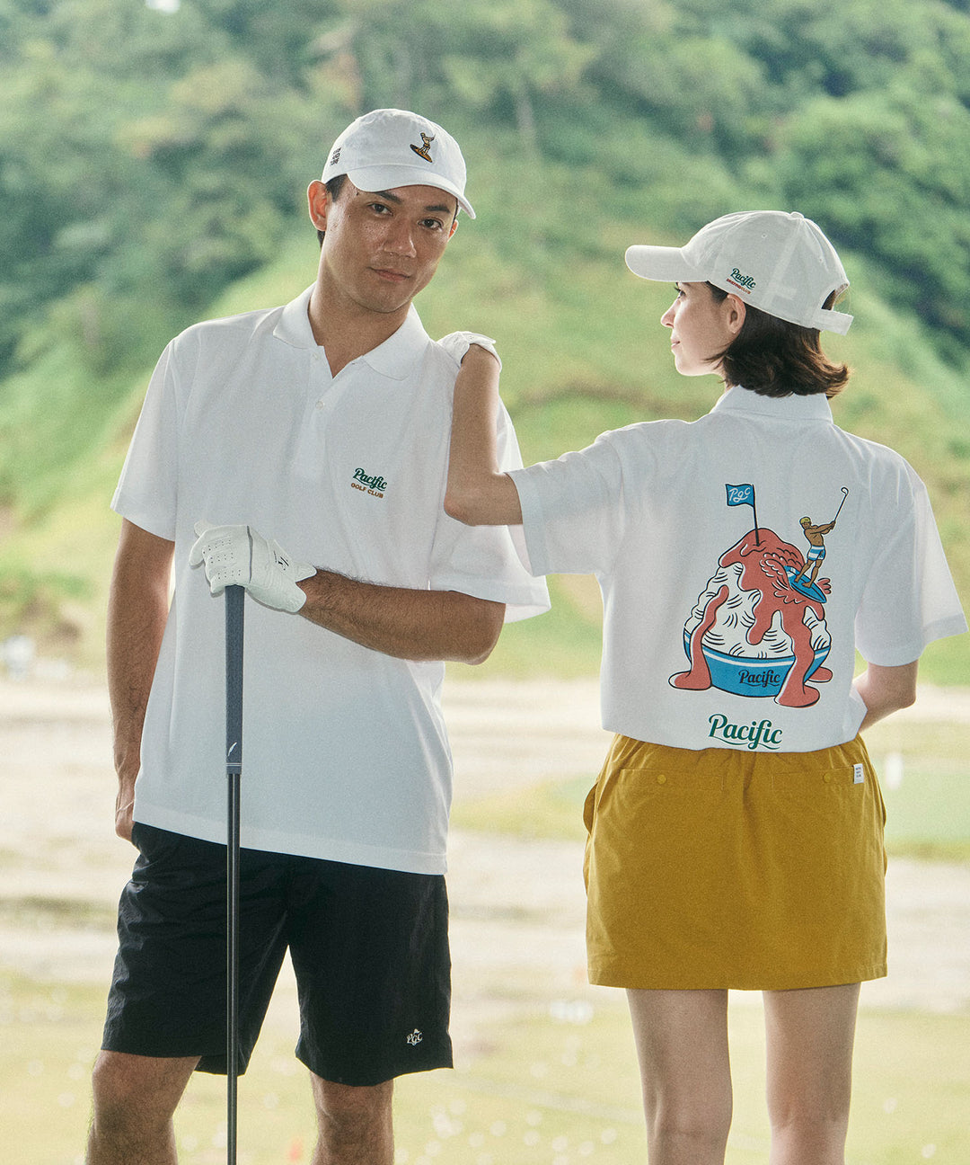 【MEN】GOLF & SHAVED ICE POLO SHIRT