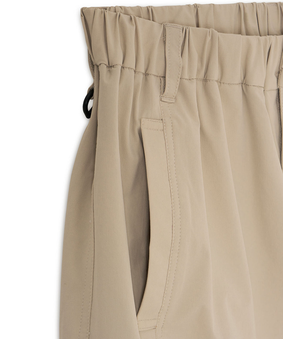 DRAWSTRING BALLOON SKIRT BEIGE