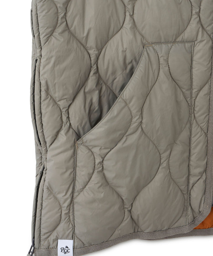 TAION × PGC MILITARY HI NECK W-ZIP DOWN VEST（SOFT SHELL）