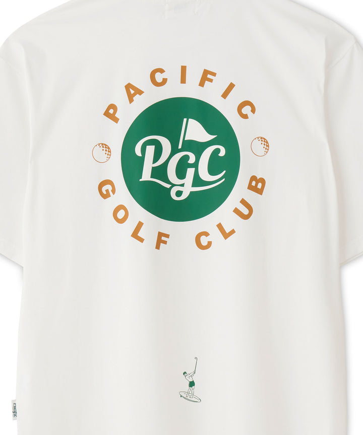 CENTER CHEST LOGO MOCK NECK CIRCLE LOGO
