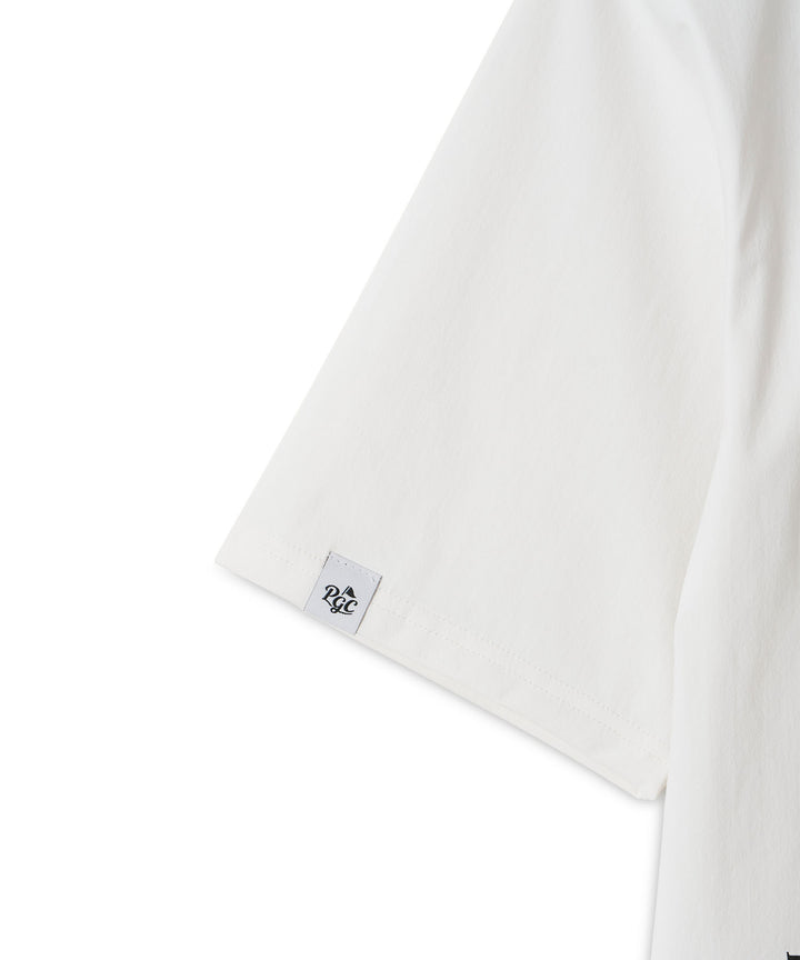 TAION × PGC FACTION T-shirts <Relaxed Loose> WHITE