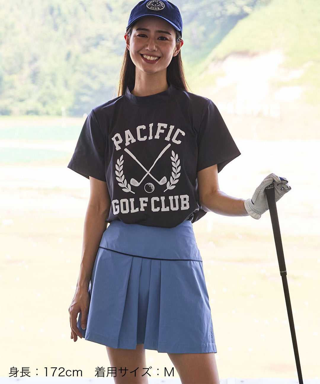 FRONT PLEATS SKIRT