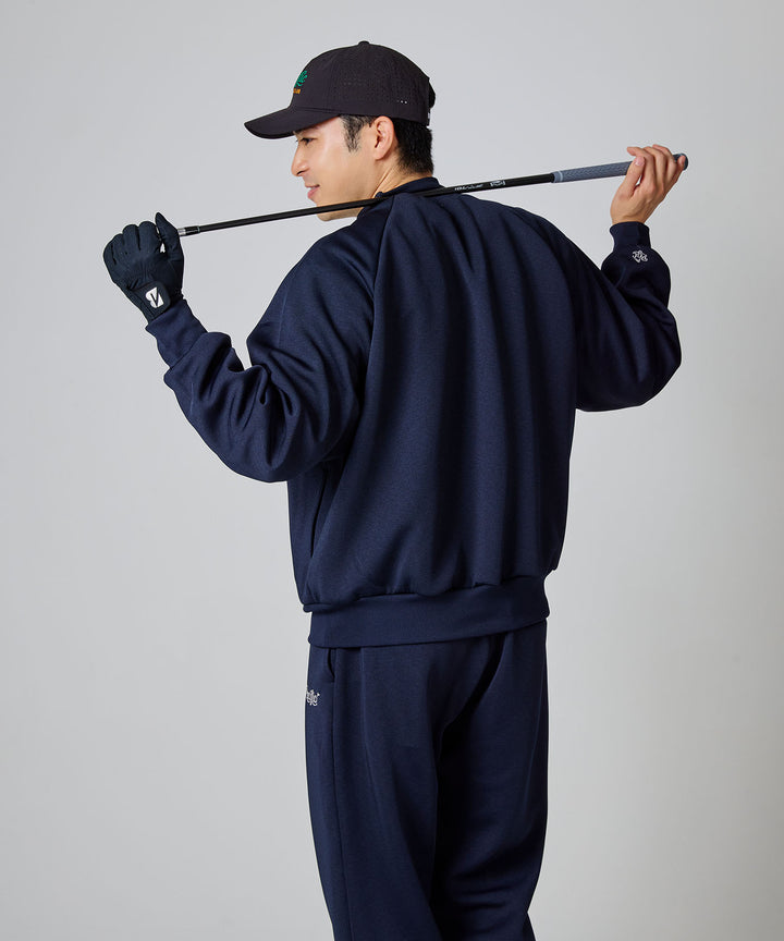 DOUBLE KNIT MOCK-NECK L/S