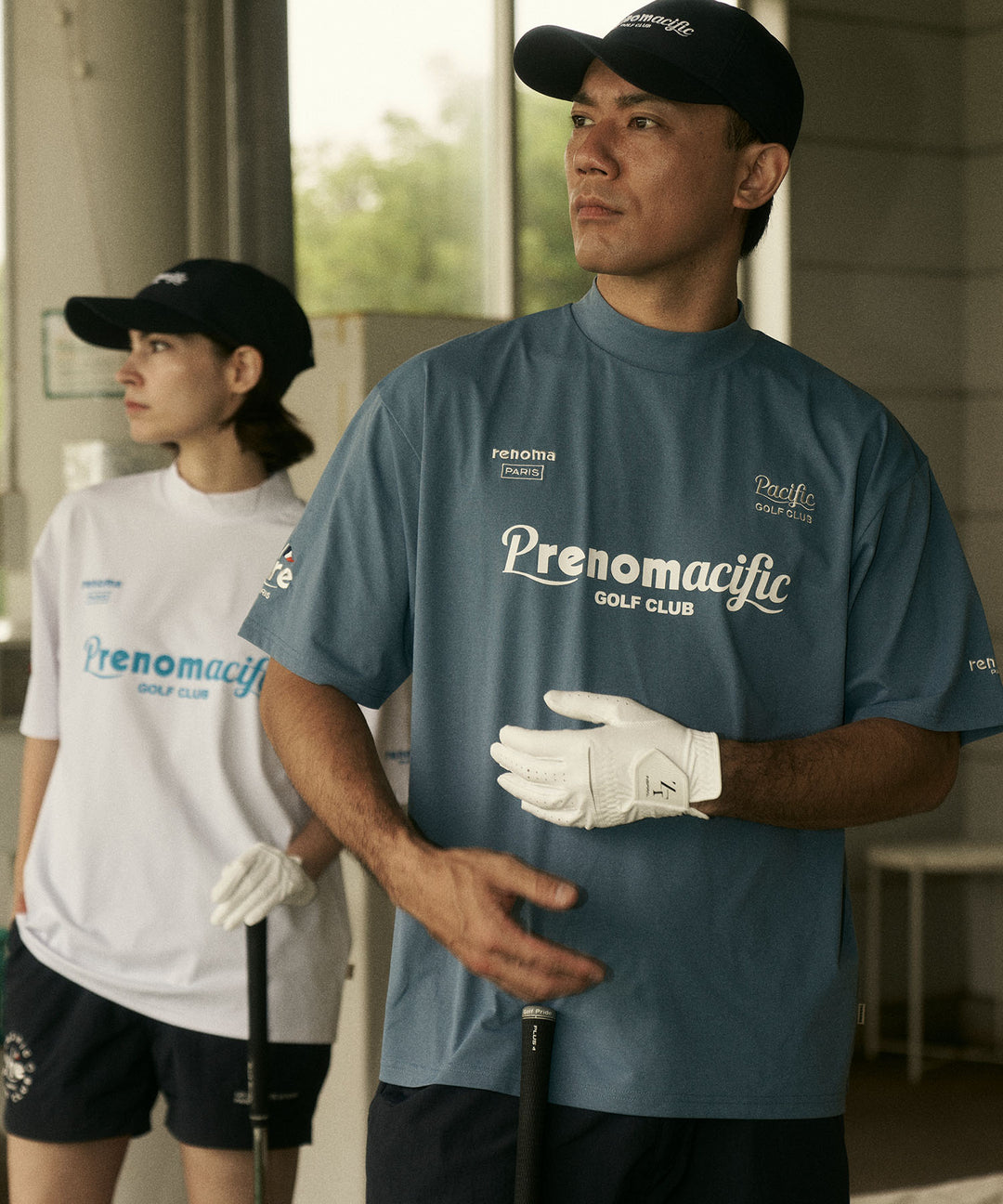 renoma golf × PGC MOCK NECK T SS
