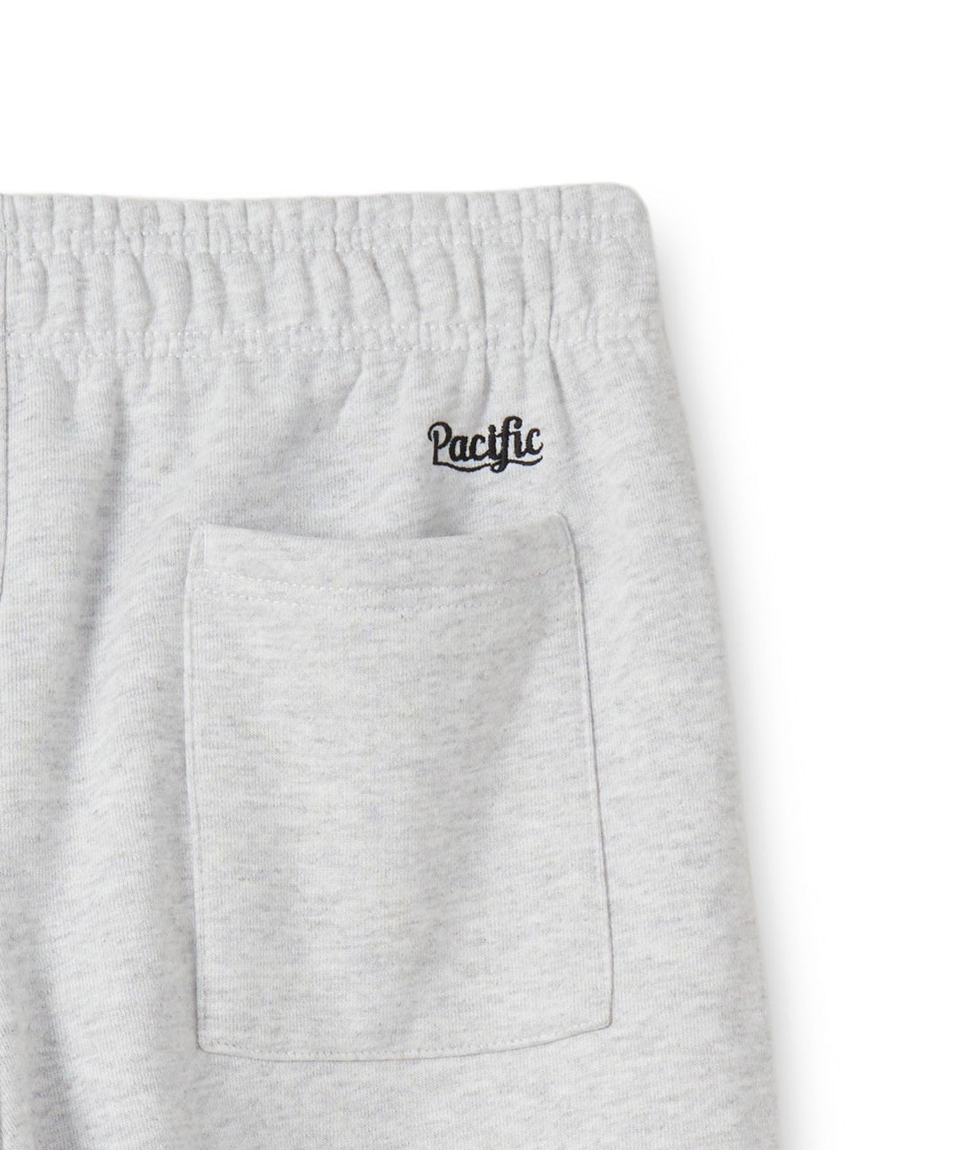 CHECKERED PATTERN LOGO SWEAT PANTS MIX GRAY
