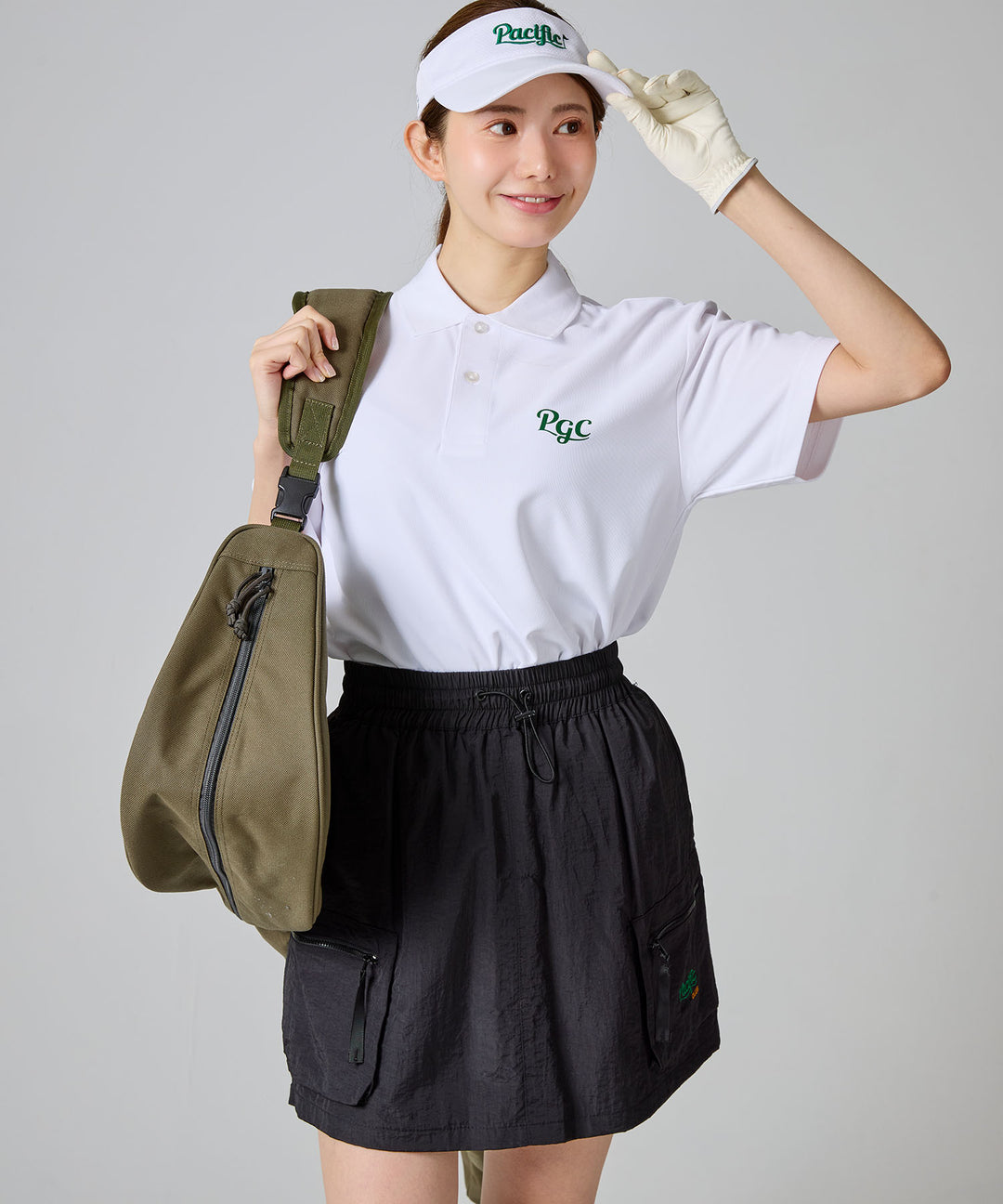 【WOMEN】PGC CIRCLE LOGO POLO SHIRT
