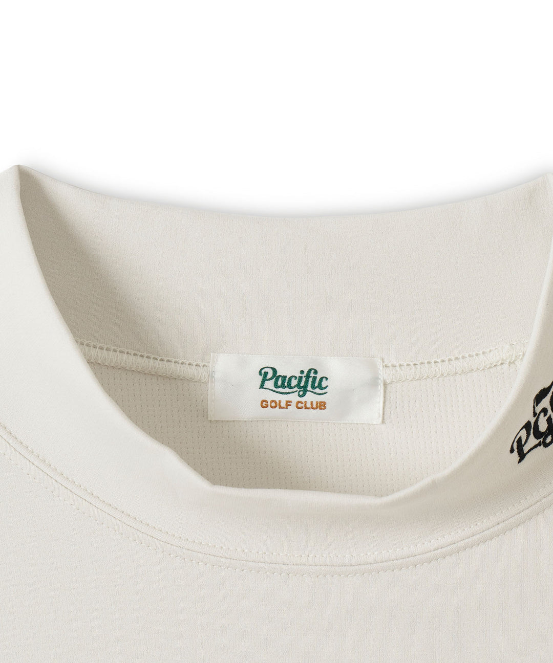 MOCK-NECK BIG TEE HALF SLEEVE Pacific LOGO