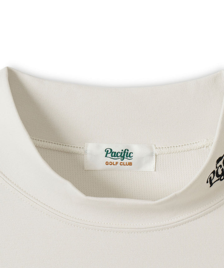 MOCK-NECK BIG TEE HALF SLEEVE Pacific LOGO
