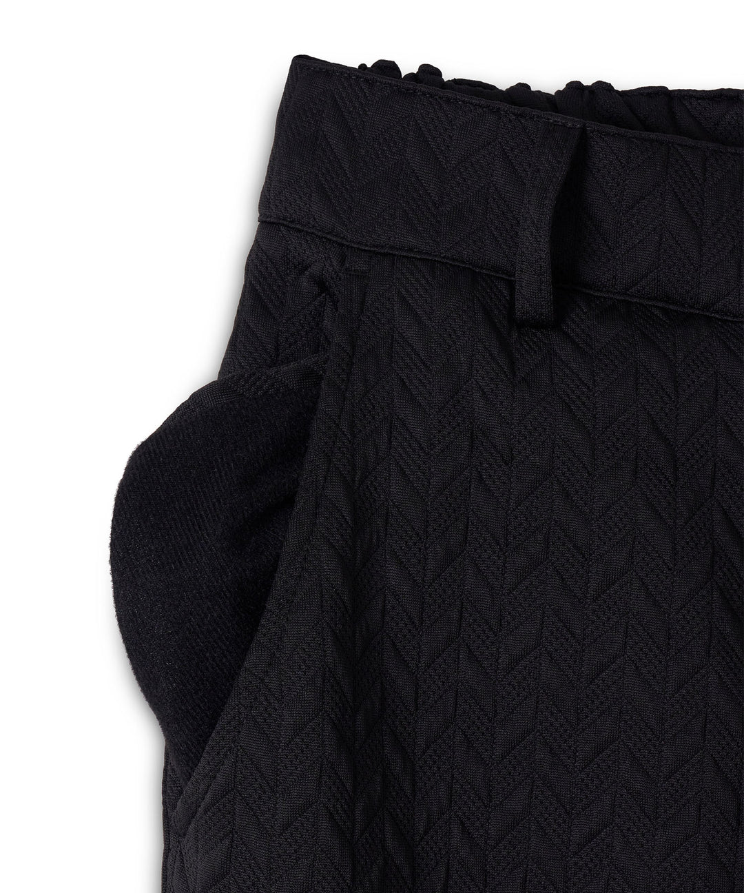 EMBOSS JQ PANTS BLACK