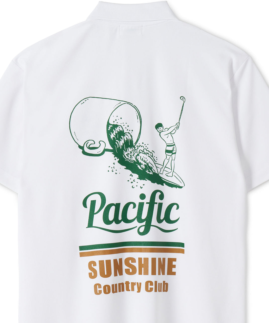 Pacific SUNSHINE COUNTRY CLUB POLO SHIRT WHITE